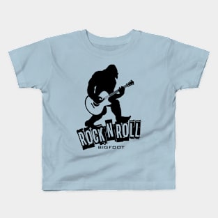 Rock N Roll Bigfoot Kids T-Shirt